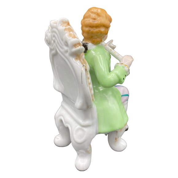 Vintage Hand Painted Andrea Victorian Figurine Q75A, Q75B - Picture 12 of 16